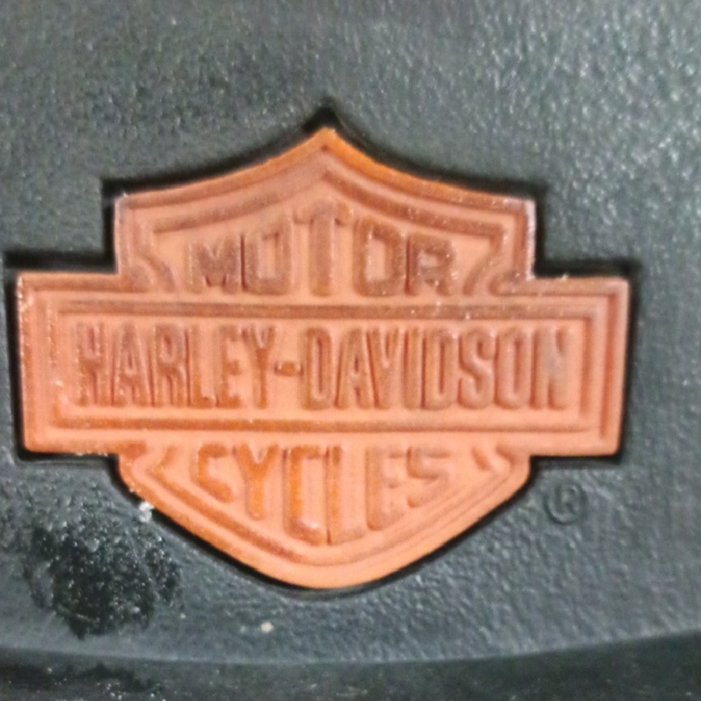 Harley-Davidson Black Leather Boots with Buckle - Picture 13 of 13